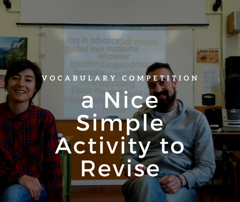 Vocabulary Competition a Nice Simple Activity to Revise Blog de Cristina